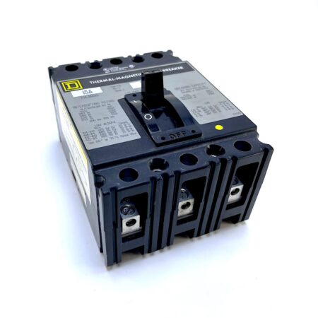 Square D FHL36015 3 Pole 15 Amp 600 Vac Circuit Breaker