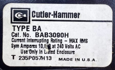 Cutler Hammer BAB3090H