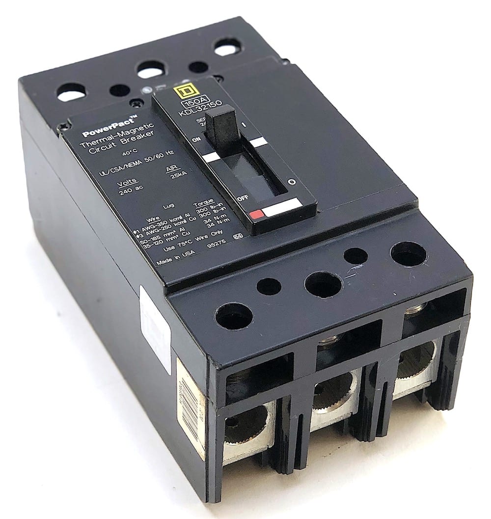 Details about   Square D Q32150H I Line Circuit Breaker 150 Amp 3 Pole 240 V 