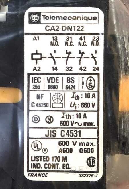 Telemecanique CA2-DN122M-NIB
