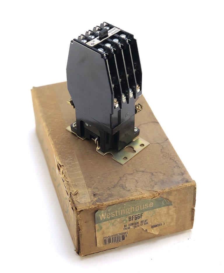 Westinghouse BF66F Type BF Control Relay w/120 Vac Coil (NIB)