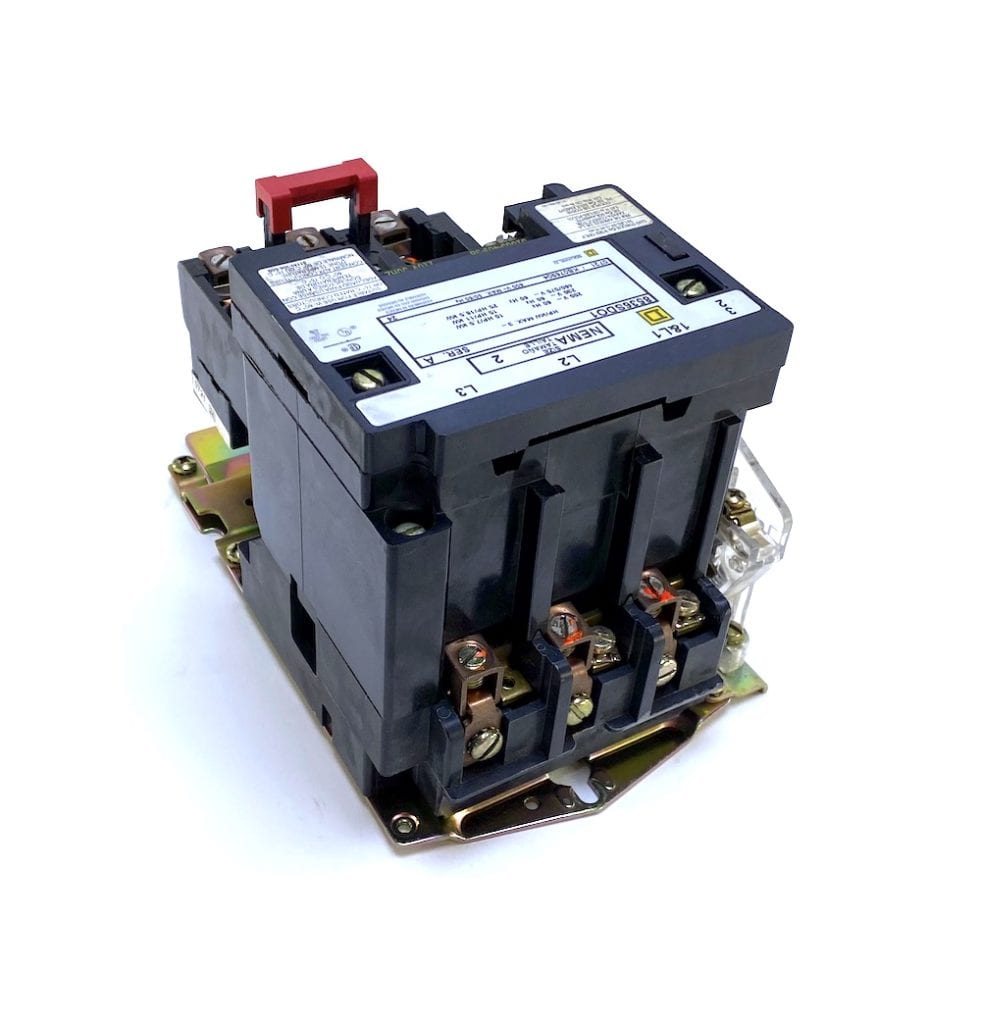 Square D 8536SDO1 Size 2 3 Pole 600V Motor Starter w/120 Vac Coil