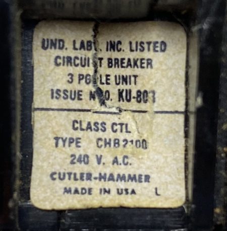 Cutler Hammer CHB3100-LONG