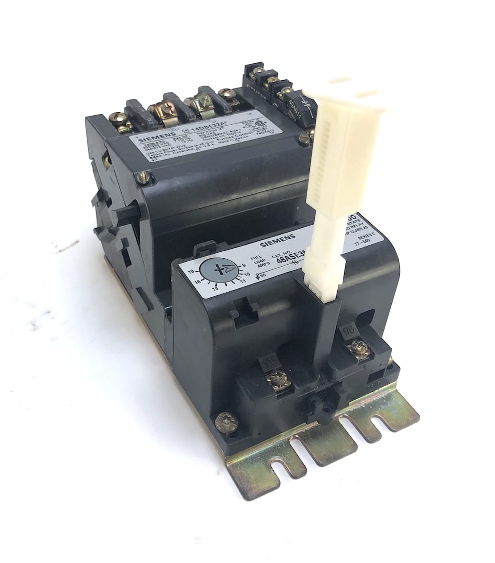 Siemens 14GU+32A* Size 2-1/2 Contactor 60A 600VAC 120V Coil - Used -  Electrical Equipment Sales