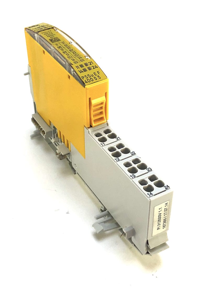 pilz PSSu E F 4DO 0.5 312210 24 Vdc Safety Output Module w/Base ...