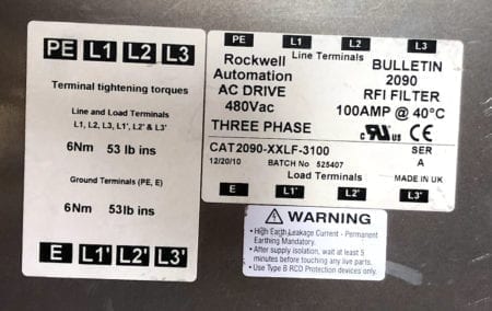 Rockwell Automation 2090-XXLF-3100