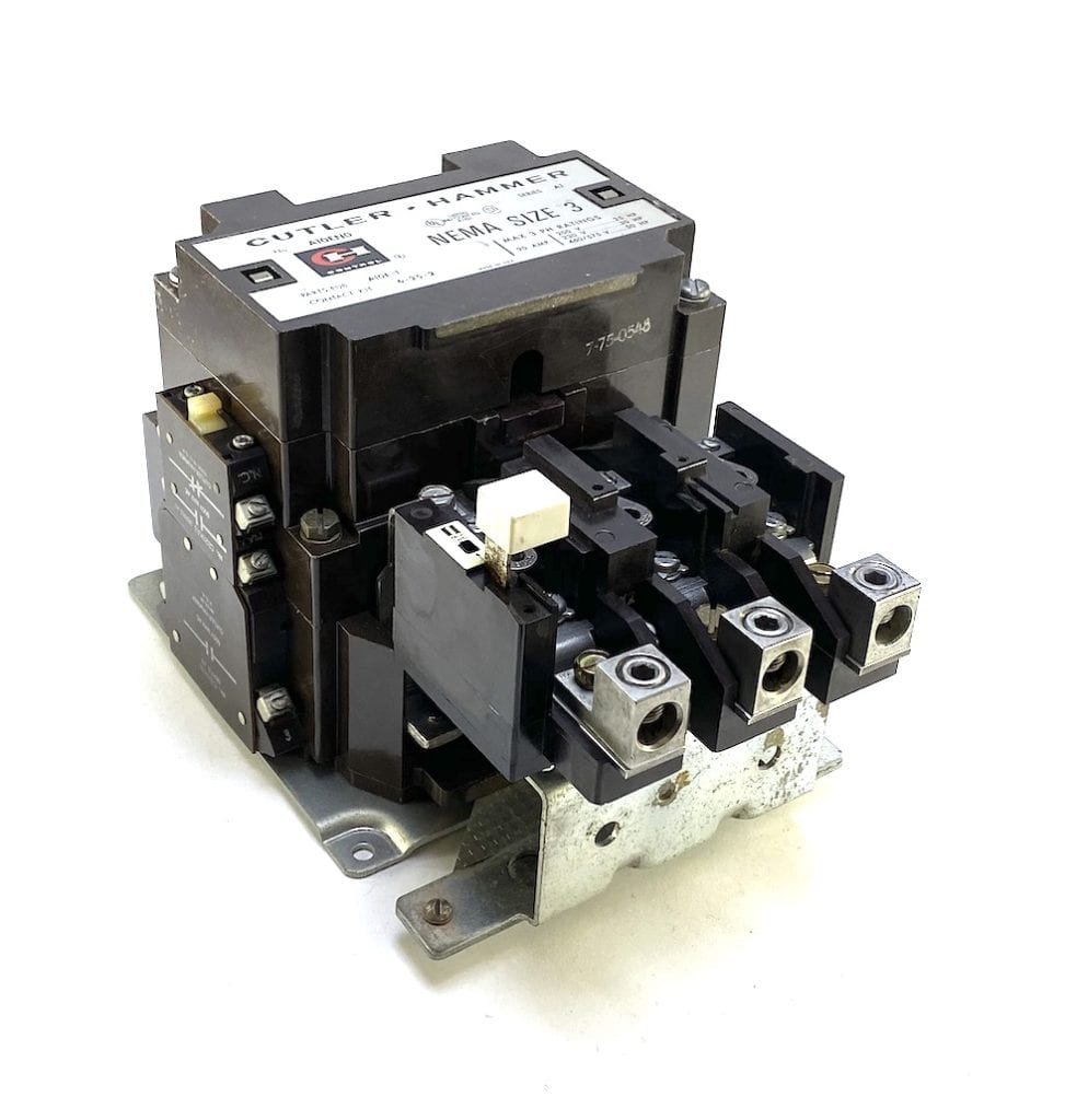 Cutler Hammer A10EN0 3P 90A Size 3 Series A1 Motor Starter w/120V Coil