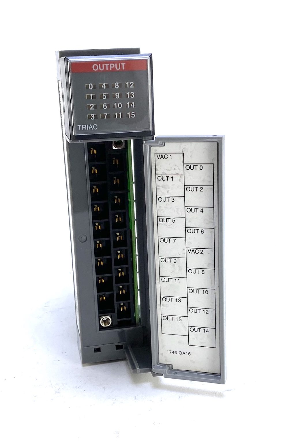 Allen Bradley 1746-OA16 Ser D SLC 500 Output Module (No Contact Block