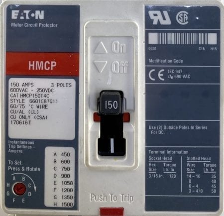Eaton HMCP150T4C-AUX