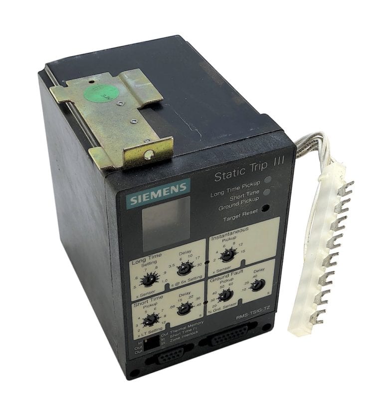 Siemens RMSTSIGTZ Static Trip III Trip Unit w/LSIG Functions