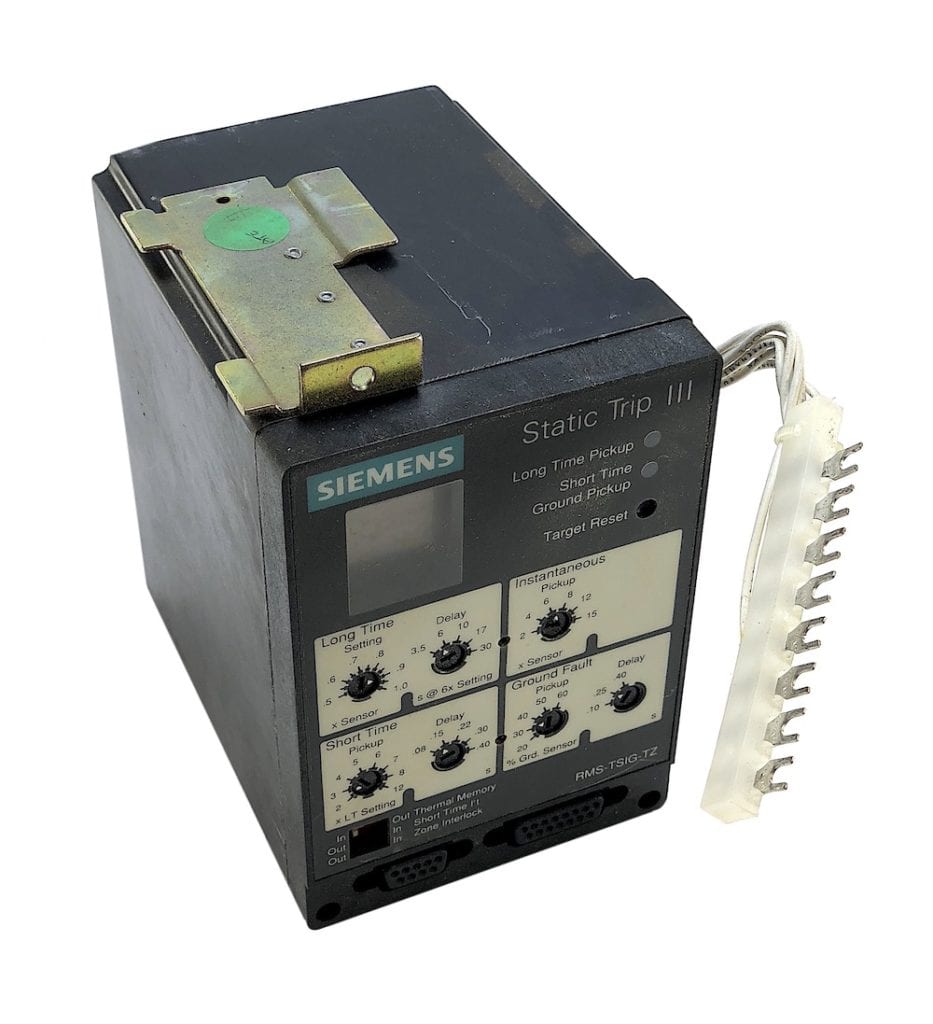 Siemens RMSTSIGTZ Static Trip III Trip Unit w/LSIG Functions