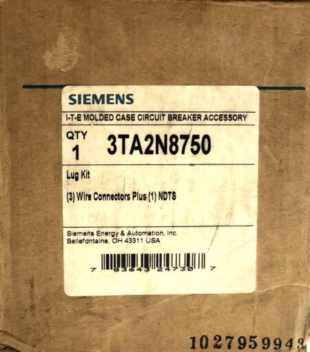 ITE Siemens 3TA2N875 -NIB