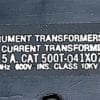 Instrument Transformers 500T-041X071-152-NIB