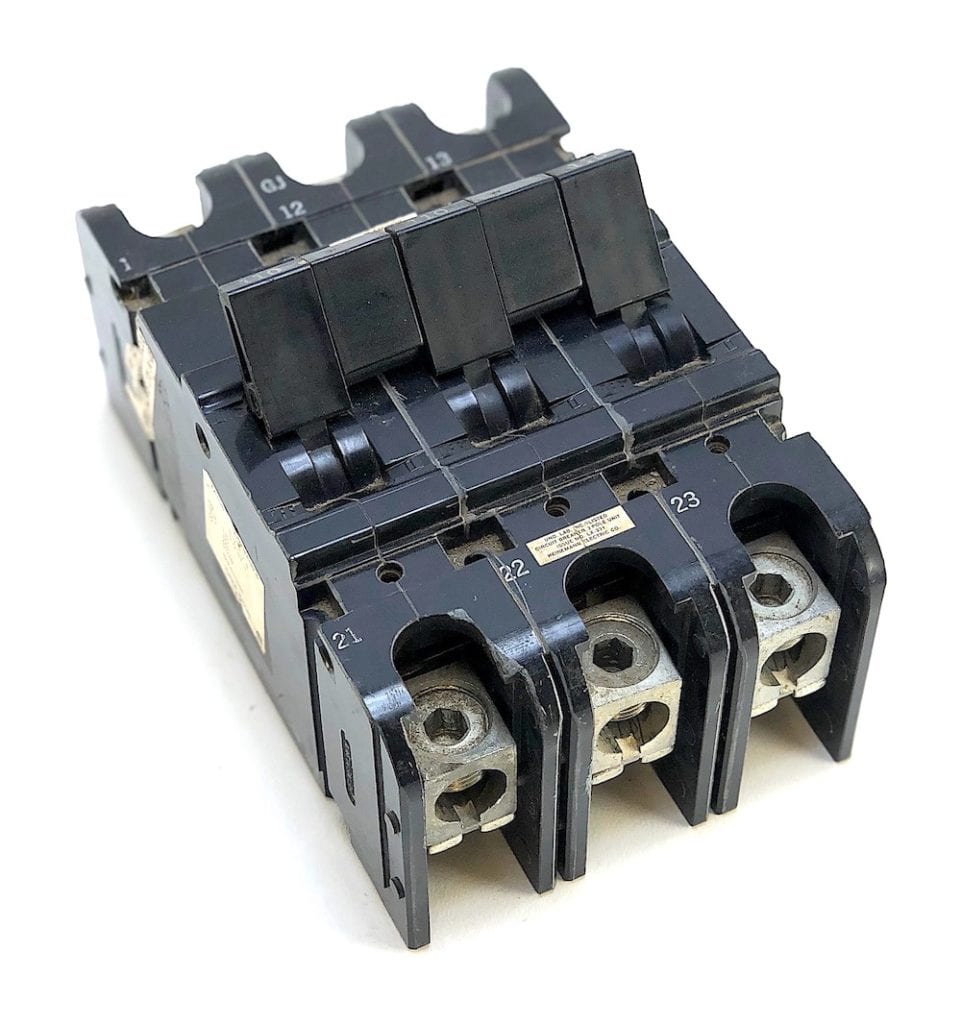 Eaton Heinemann GJ33U 3 Pole 110 Amp 240 Vac Circuit Breaker