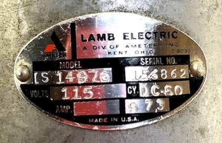 Lamb Electric S14976