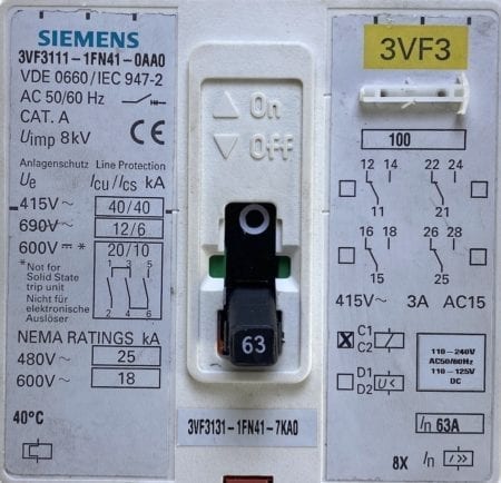 Siemens 3VF3111-1FN41-0AA0