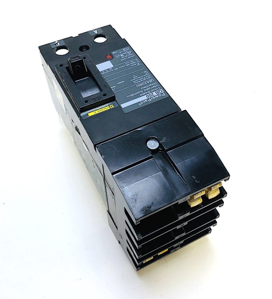 Square D QBA222002 2 Pole 200A 240V ILine Breaker (A + C Phase