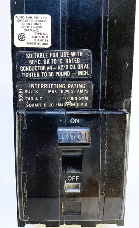 Square D Q1L3100