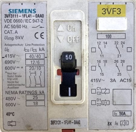 Siemens 3VF3111-1FS41-0AA0