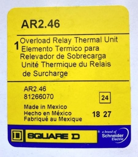 Square D AR2.46-3