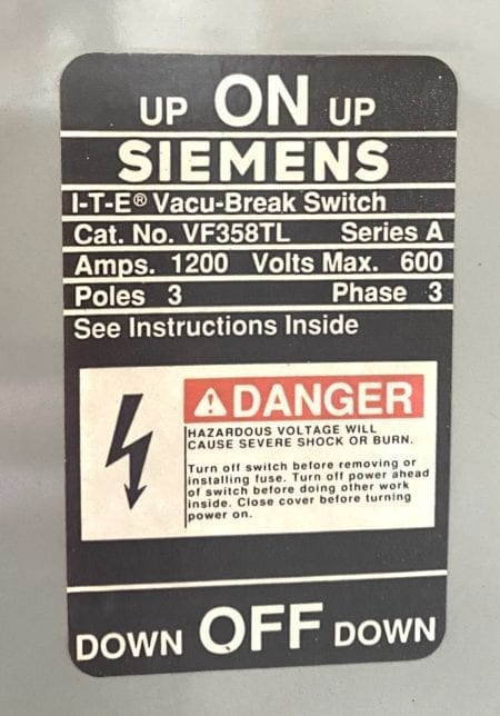 ITE Siemens VF358TL