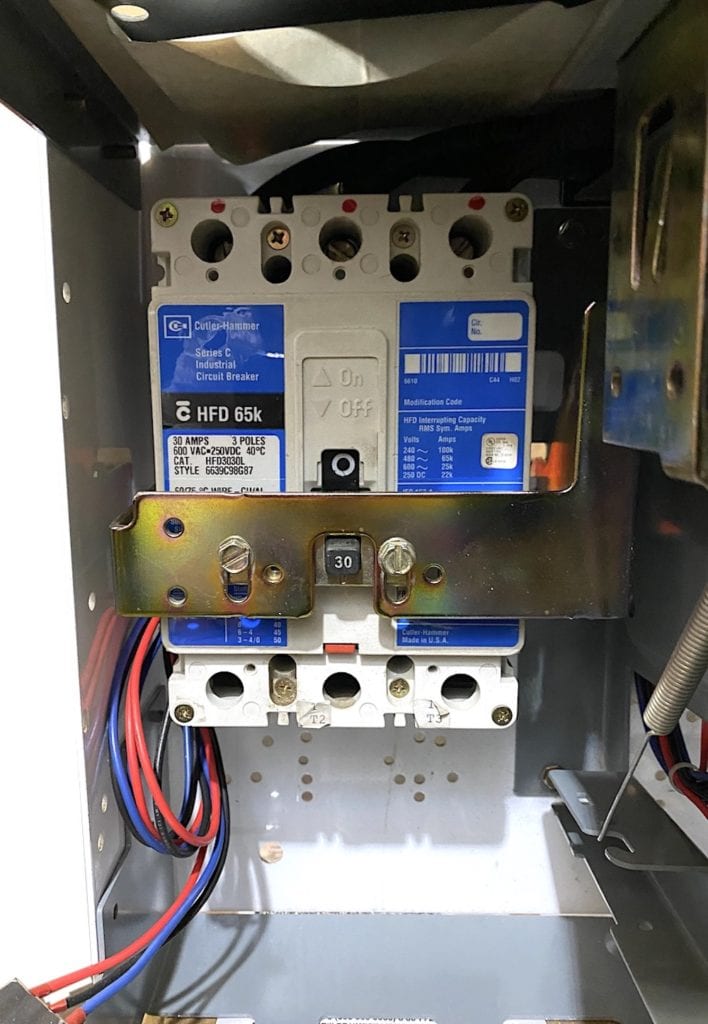 Allen Bradley 2193FAJC 2100 MCC Dual Breaker Feeder Bucket