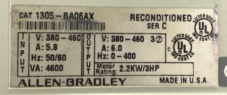Allen Bradley 1305-BA06AX
