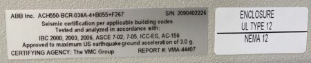 ABB ACH550-BCR-038A