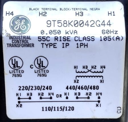 General Electric 9T58K0042G44