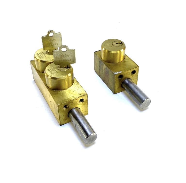 KIRK CK17199 Double + Single Kirk Key Interlocks w/2 Keys