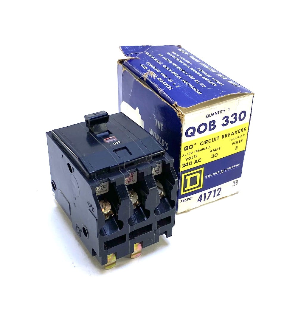 The Daily Low Price Qob330 Square D 30 Amp 240 Volt 3 Pole Bolt On
