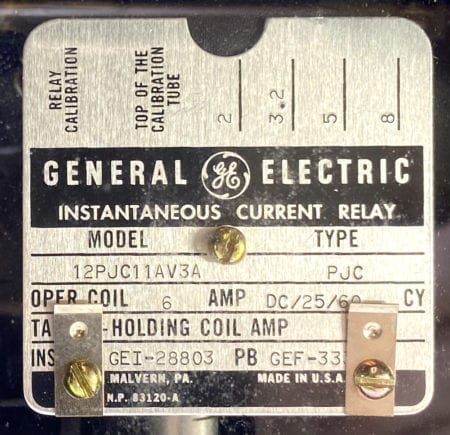 General Electric 12PJC11AV3A-NIB