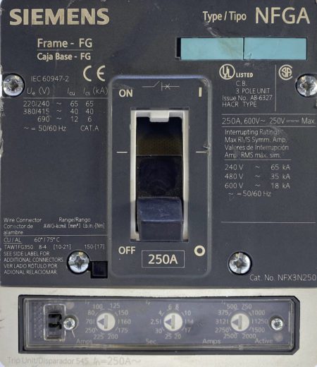 Siemens NFX3N250-CHIP