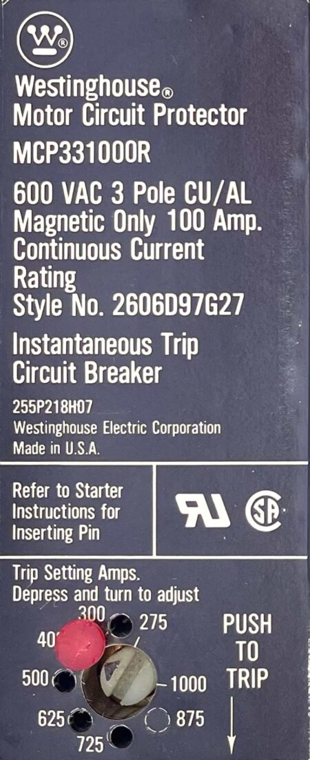 Westinghouse MCP331000R