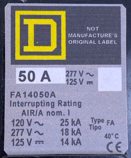 Square D FA14050A-NML-GL
