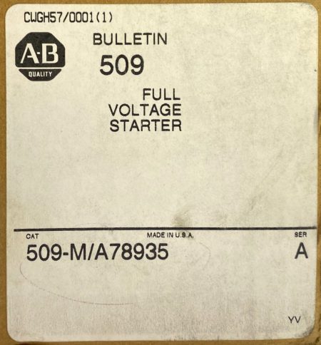 Allen Bradley 509-BOD-XXX-592-S1AA-NIB
