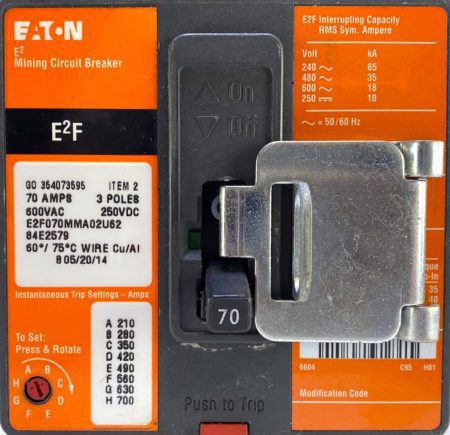 Eaton E2F070MMA02U62-UV-AUX