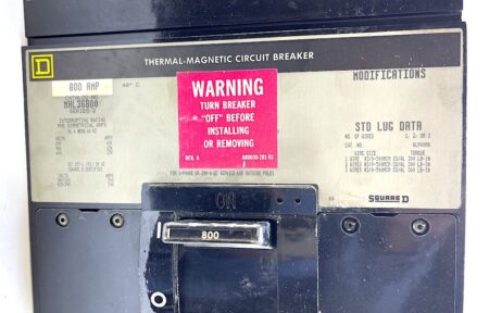 Square D MHL36800 3 Pole 800 Amp 600 Vac Circuit Breaker - Image 4