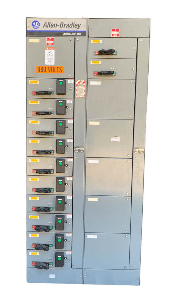 Allen Bradley 2100 Centerline 600A 2Section Motor Control Center