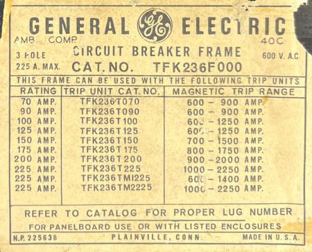 General Electric TFK236F000-BF