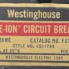 Westinghouse F3100-CHIP