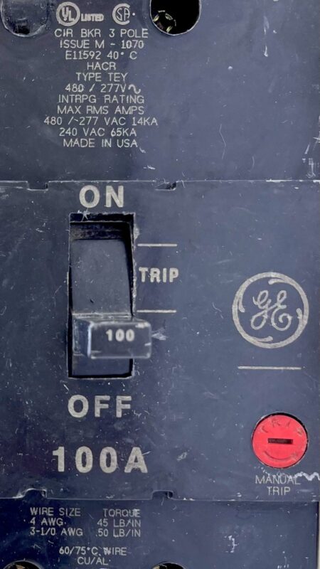 General Electric TEY3100