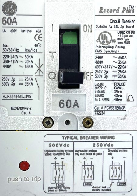 General Electric FCV36TE060R