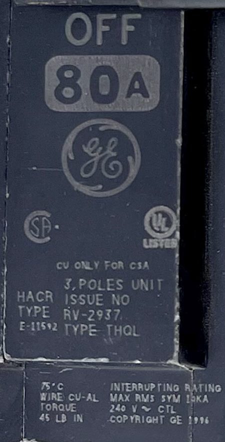 General Electric THQL32080