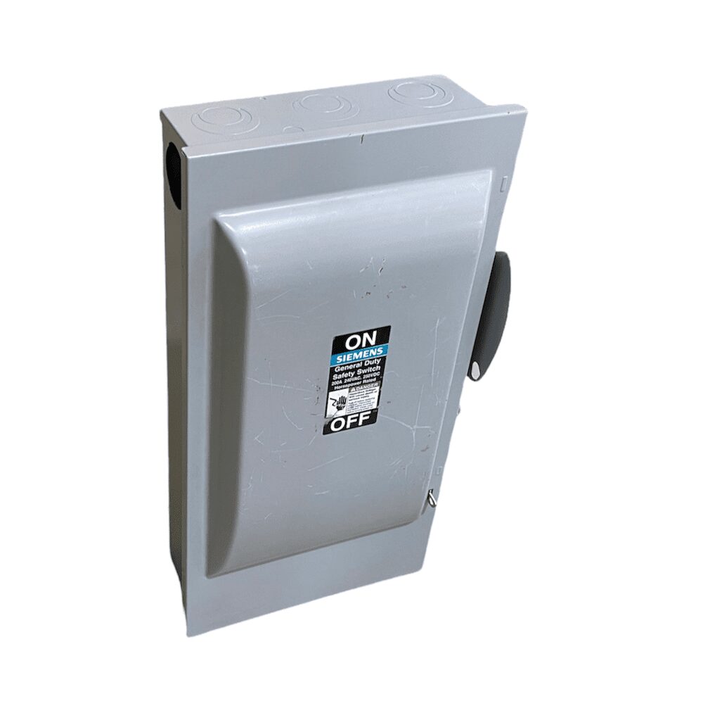 Siemens GNF324 3 Pole 200A 240V Indoor Non-Fusible Safety Switch
