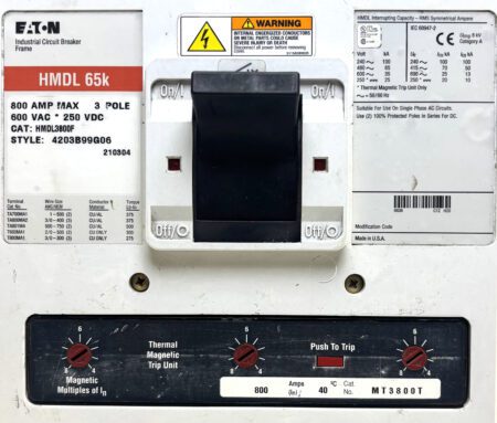 HMDL3800F-RL-800-NO-LUGS