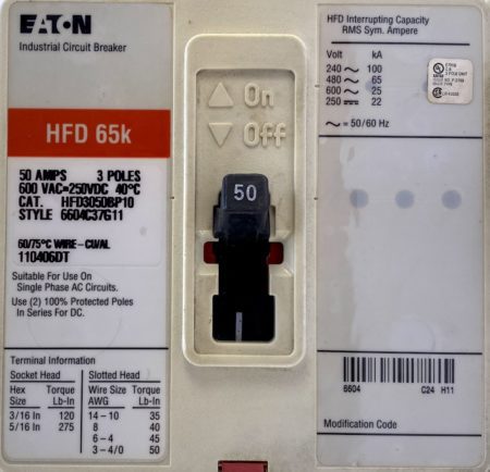 Eaton HFD3050BP10-RL