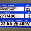 Aftermarket AFTERMARKET-3P4W-480V-22K-MB-DIST