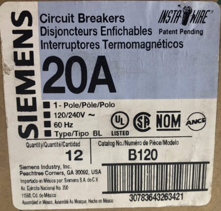 B120-NIB-LOT