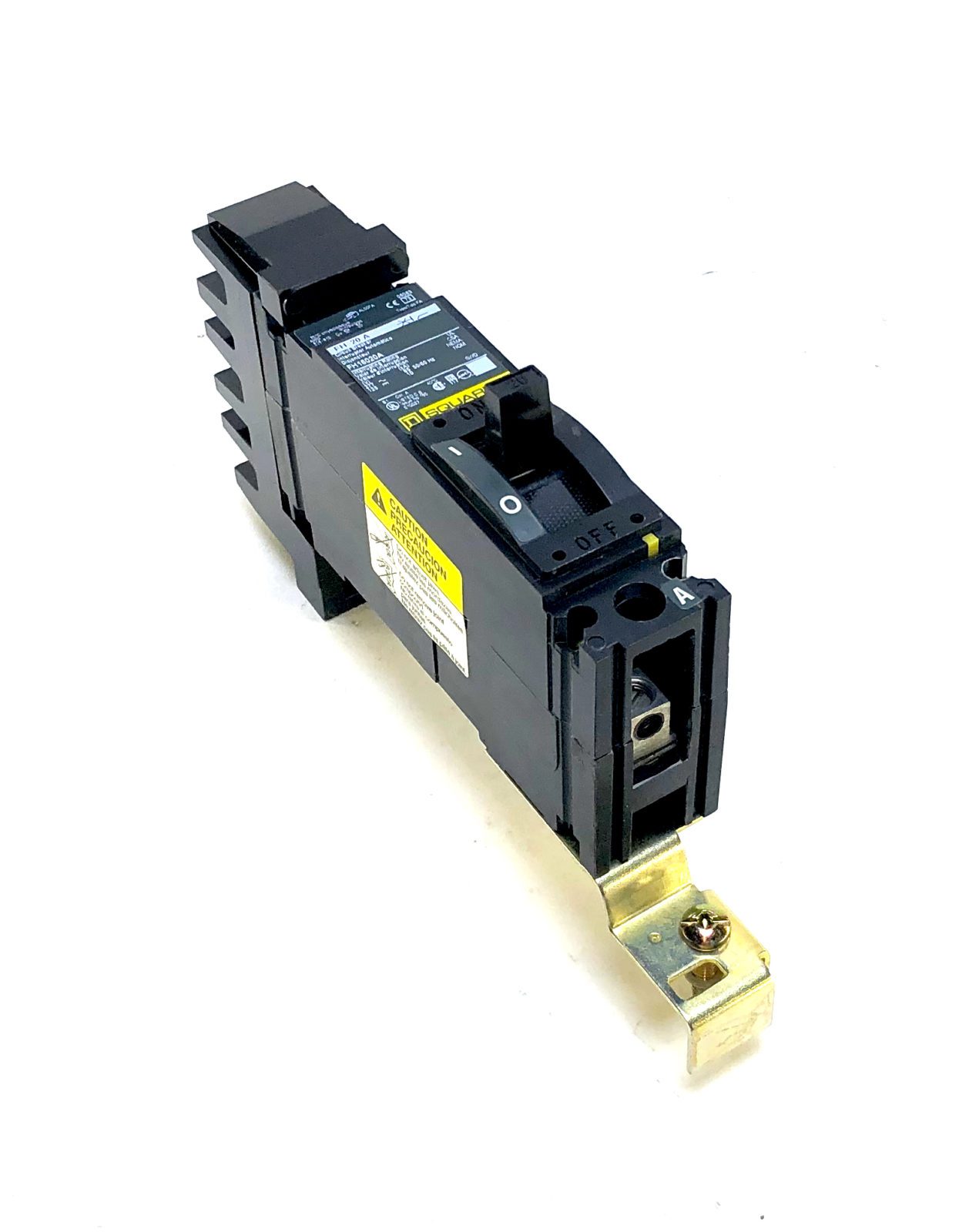 GE TED113020 20 Amp 1-Pole 277V Circuit Breaker - Lot Of 5 (Seller Refurbished, Tested)